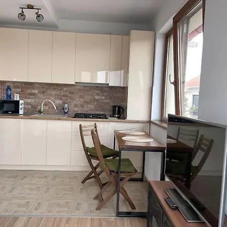 With Terrace & Mountain View In Tractorul Apartamento Braşov
